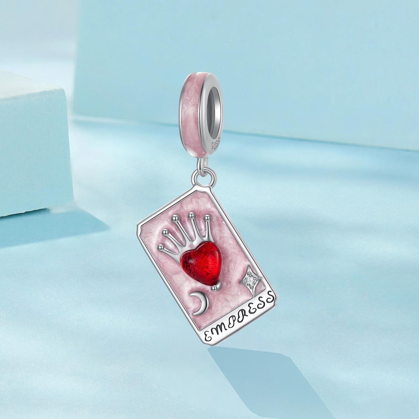 Queen Tarot Pendant Charm