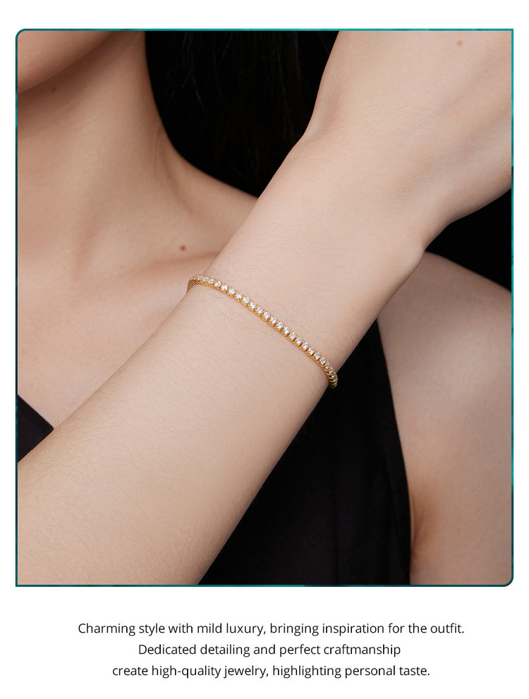 Elegant Zircon Bracelet