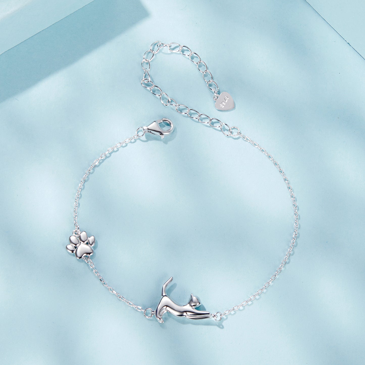 Whimsical Cat Silhouette Bracelet
