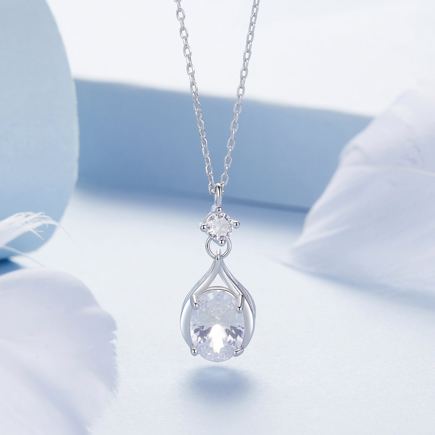 Waterdrop Silhouette Necklace