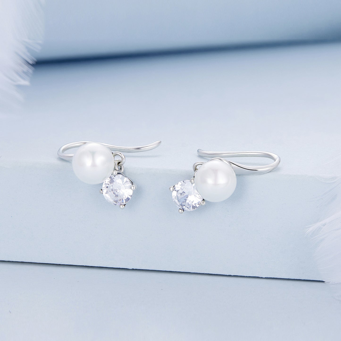 Pearl Hook Earrings