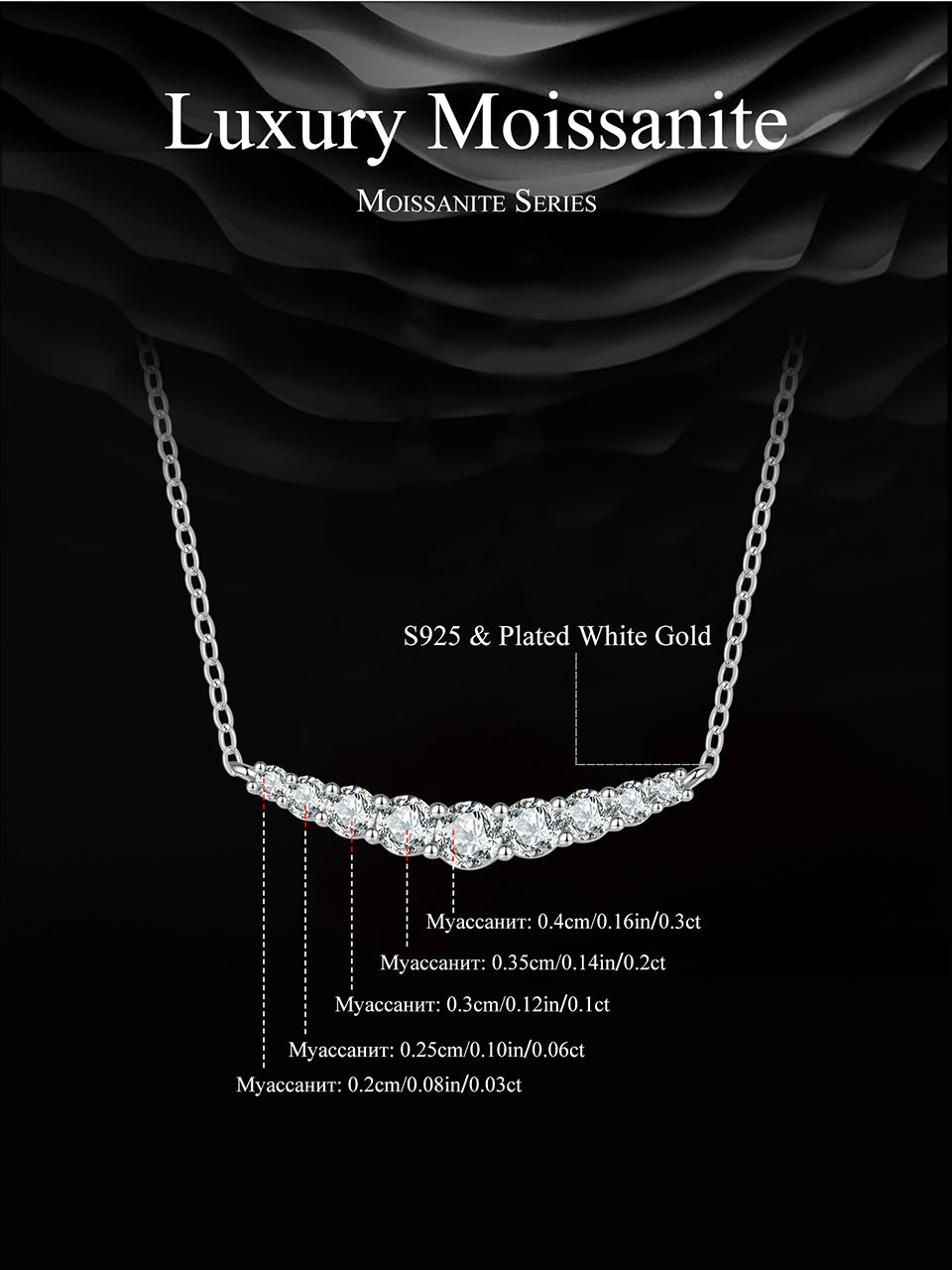 Smiling Face Moissanite Necklace