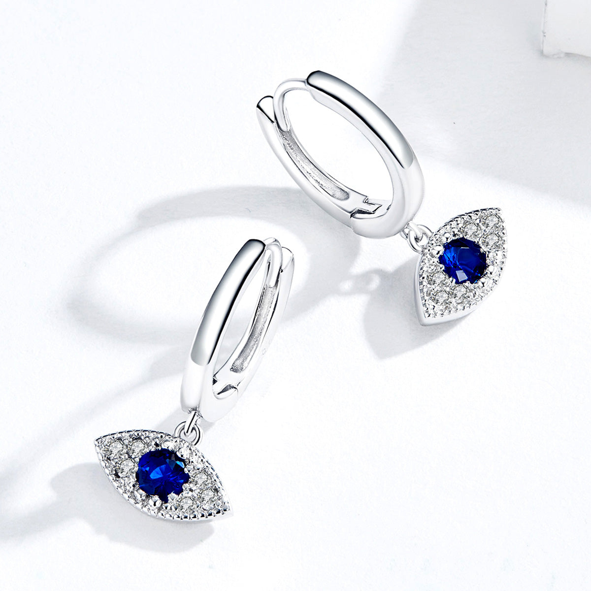 Evil Eye Hoop Earrings