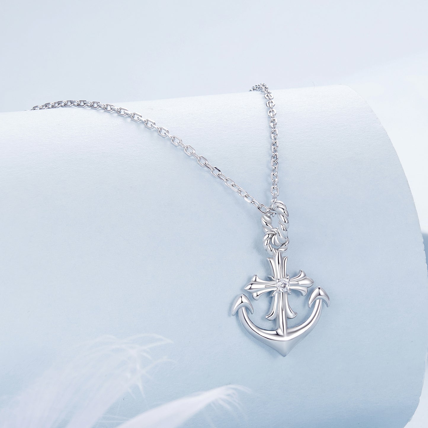Anchor Charm Necklace