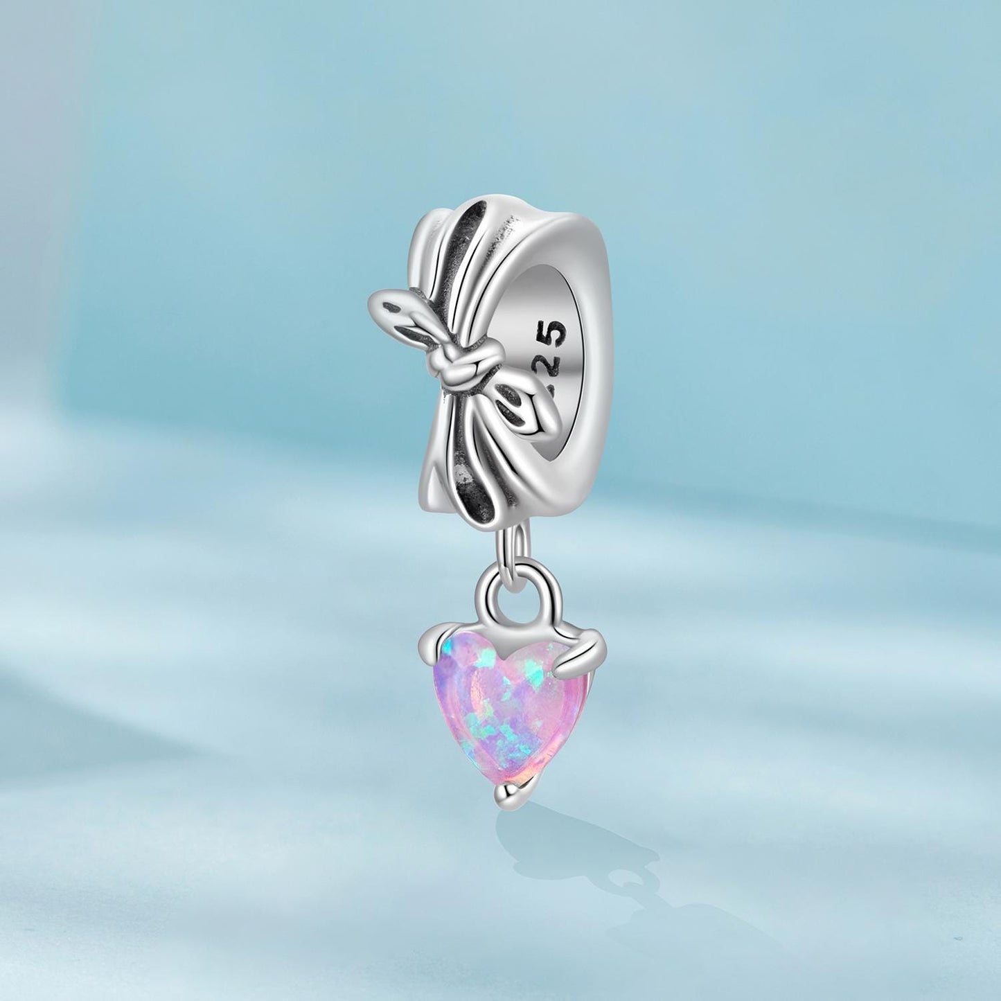 Bow Spacer Bead Charm