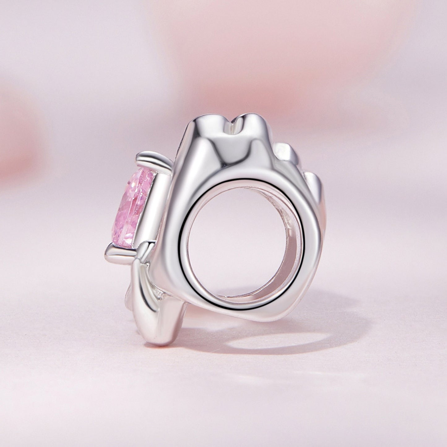 Hand Heart Bead Charm