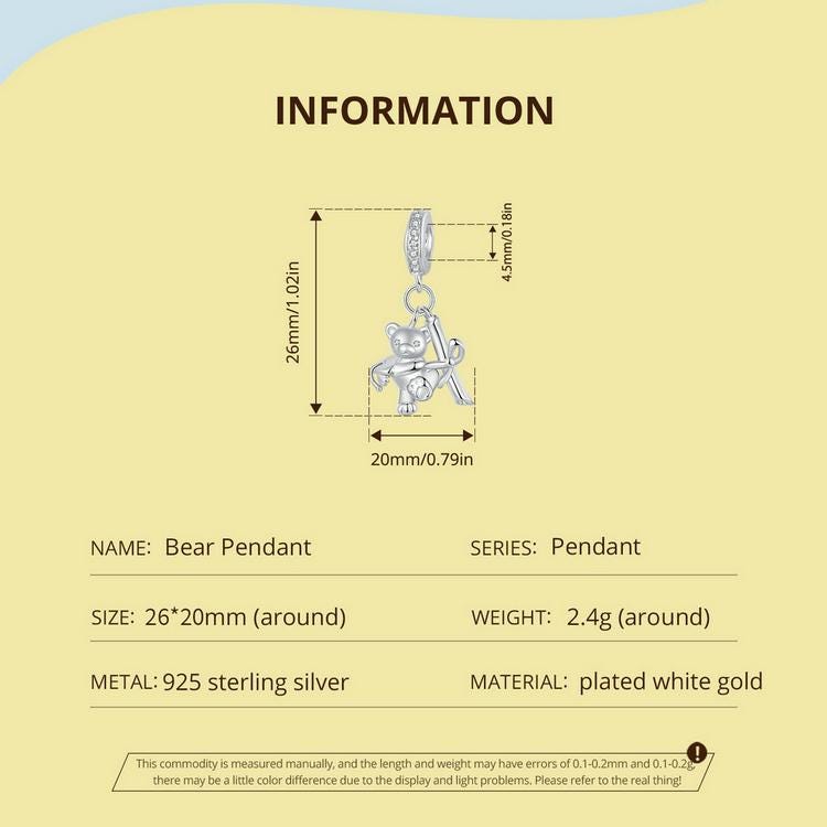 Bear Pendant Charm