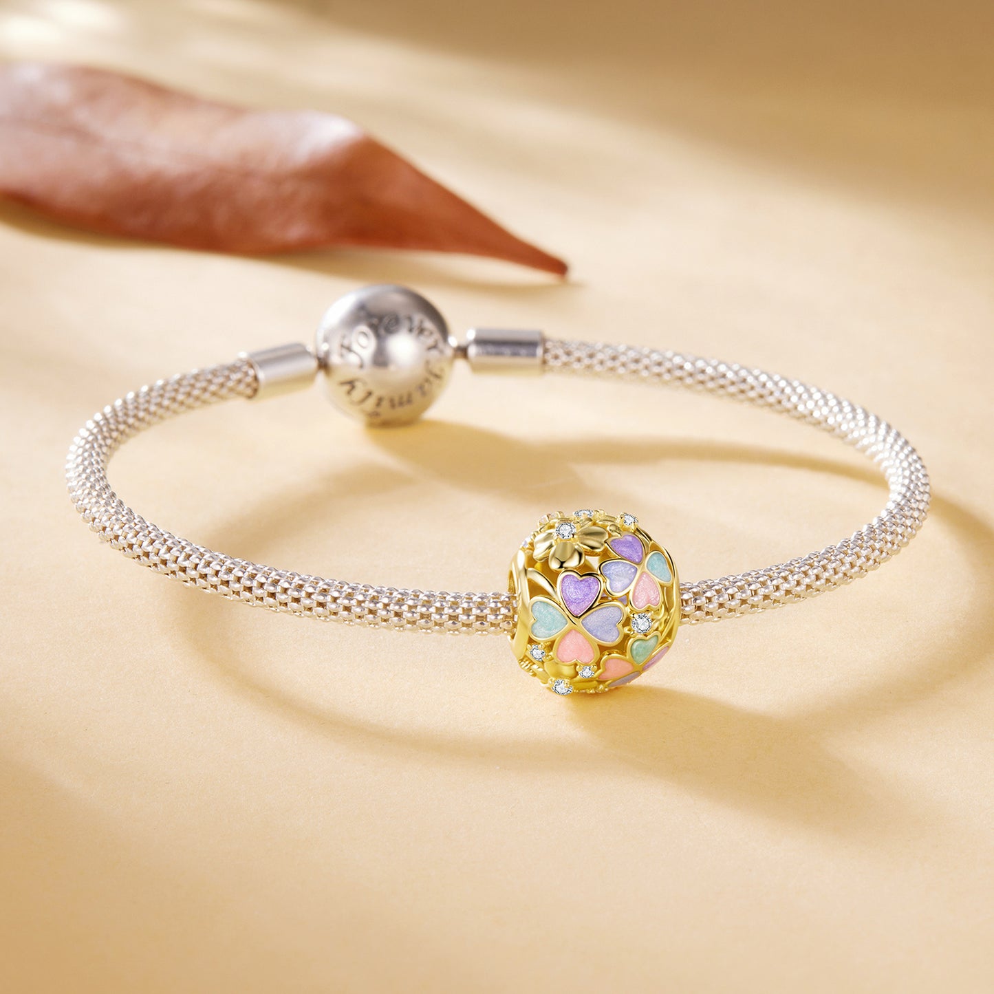 Four-Leaf Clover Charm