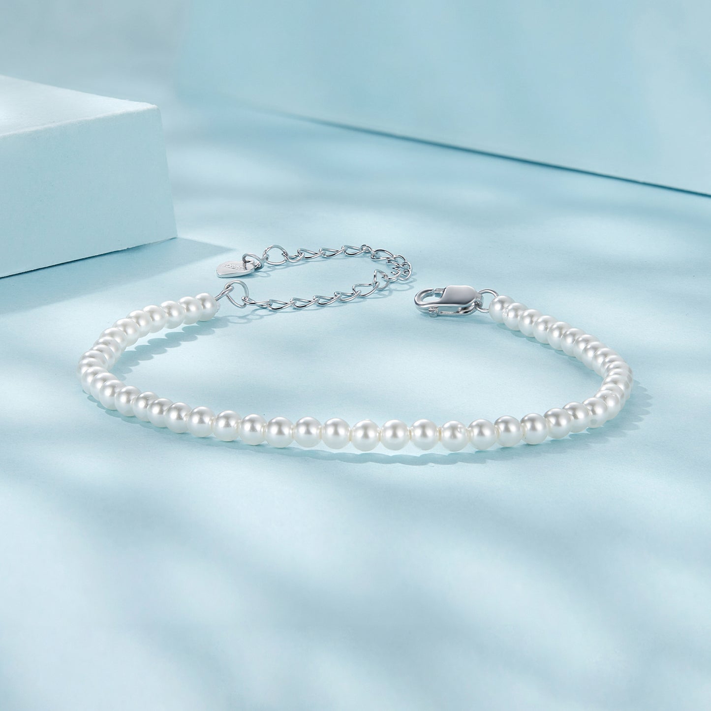 Mother-of-Pearl Beaded Bracelet