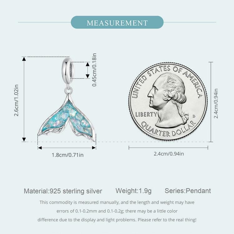Mermaid Tail Pendant Charm