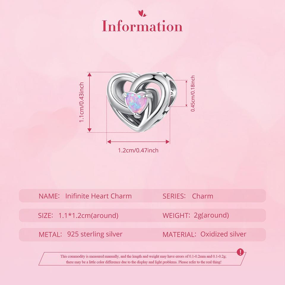 Inifinite Heart Charm