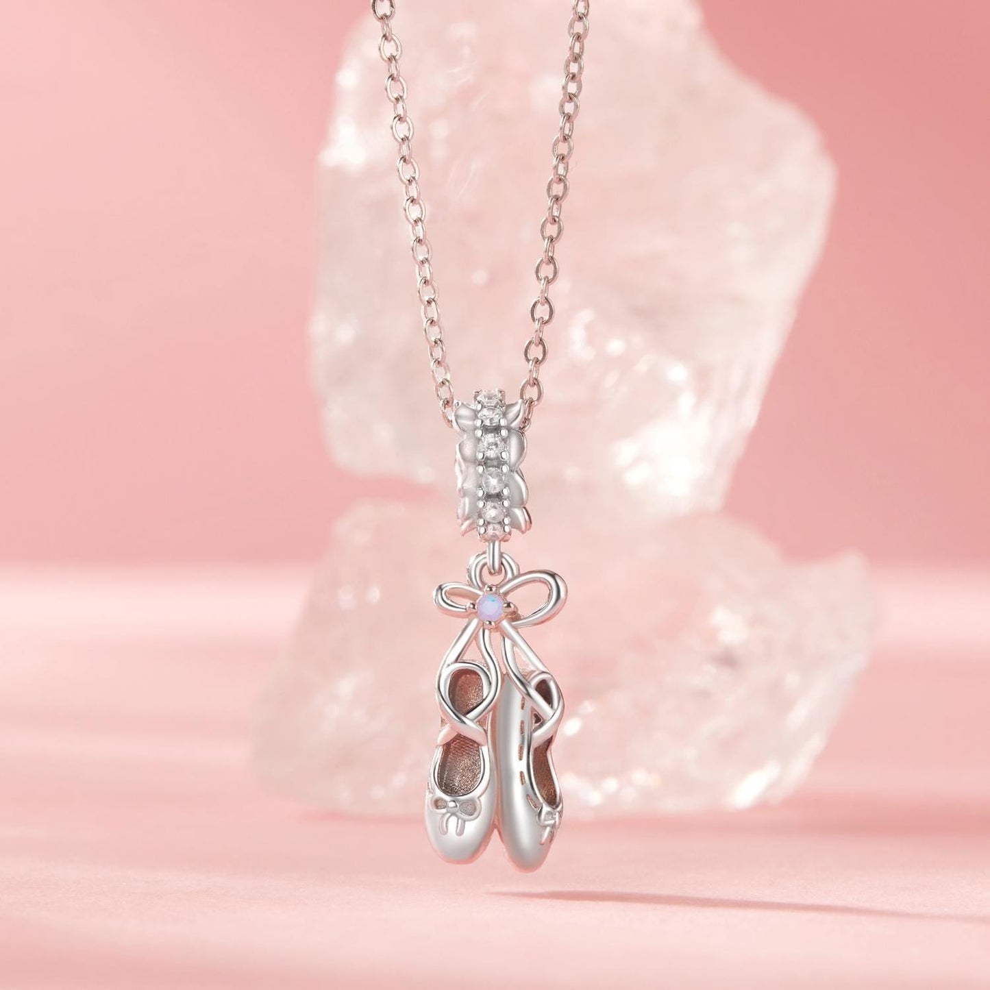 Ballet Shoe Pendant Charm