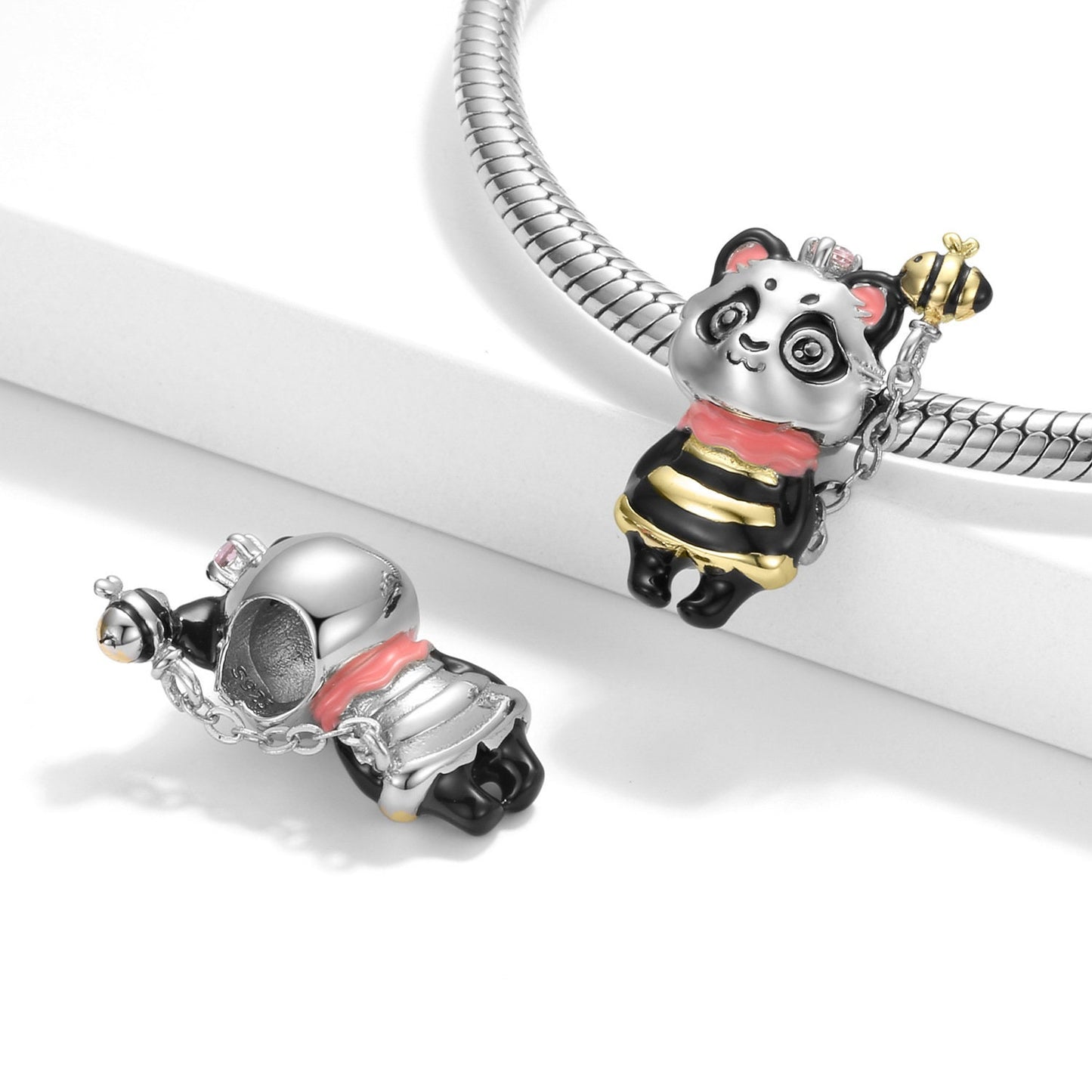 Panda and Bee Charm