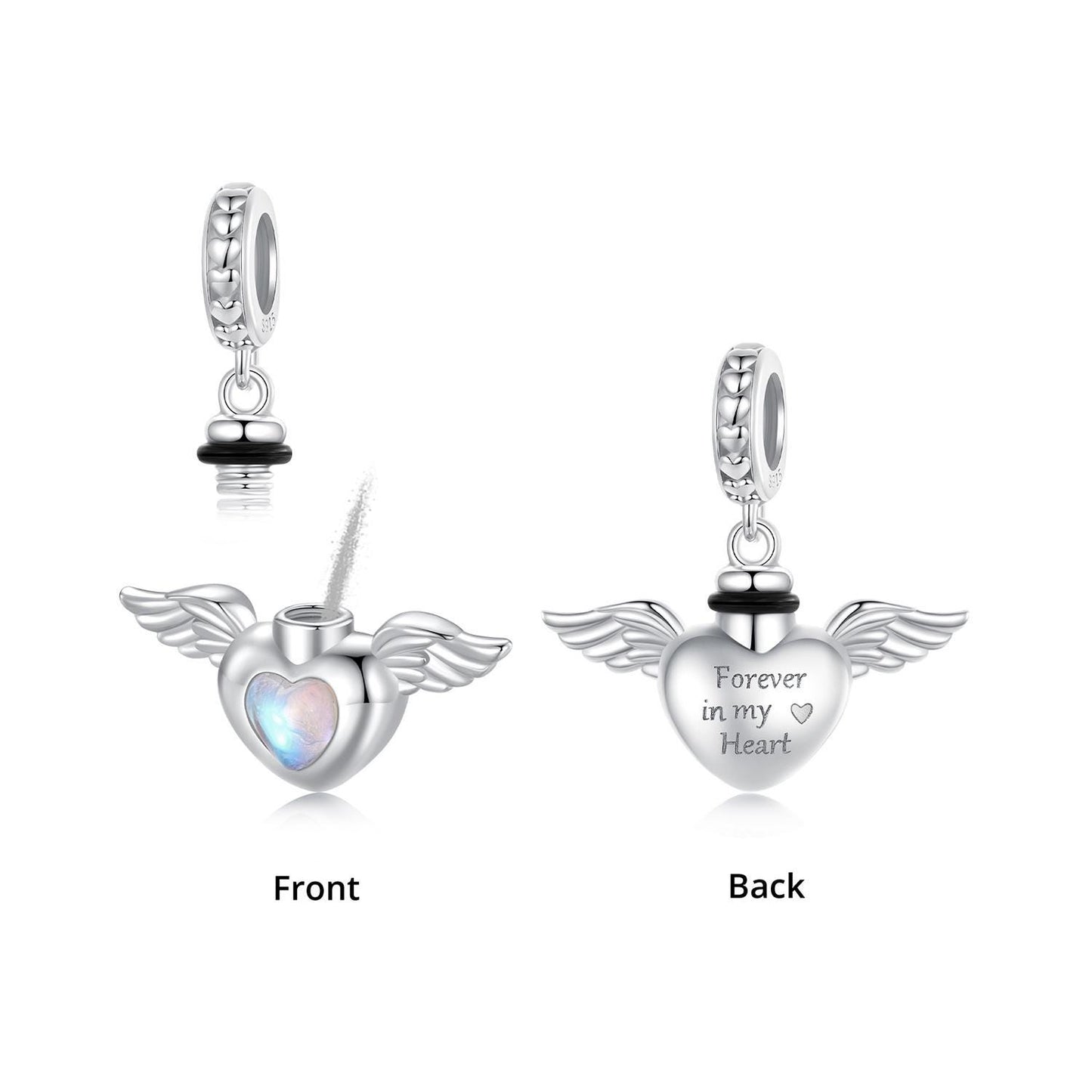 Pet Memorial Urn Ashes Pendant Charm