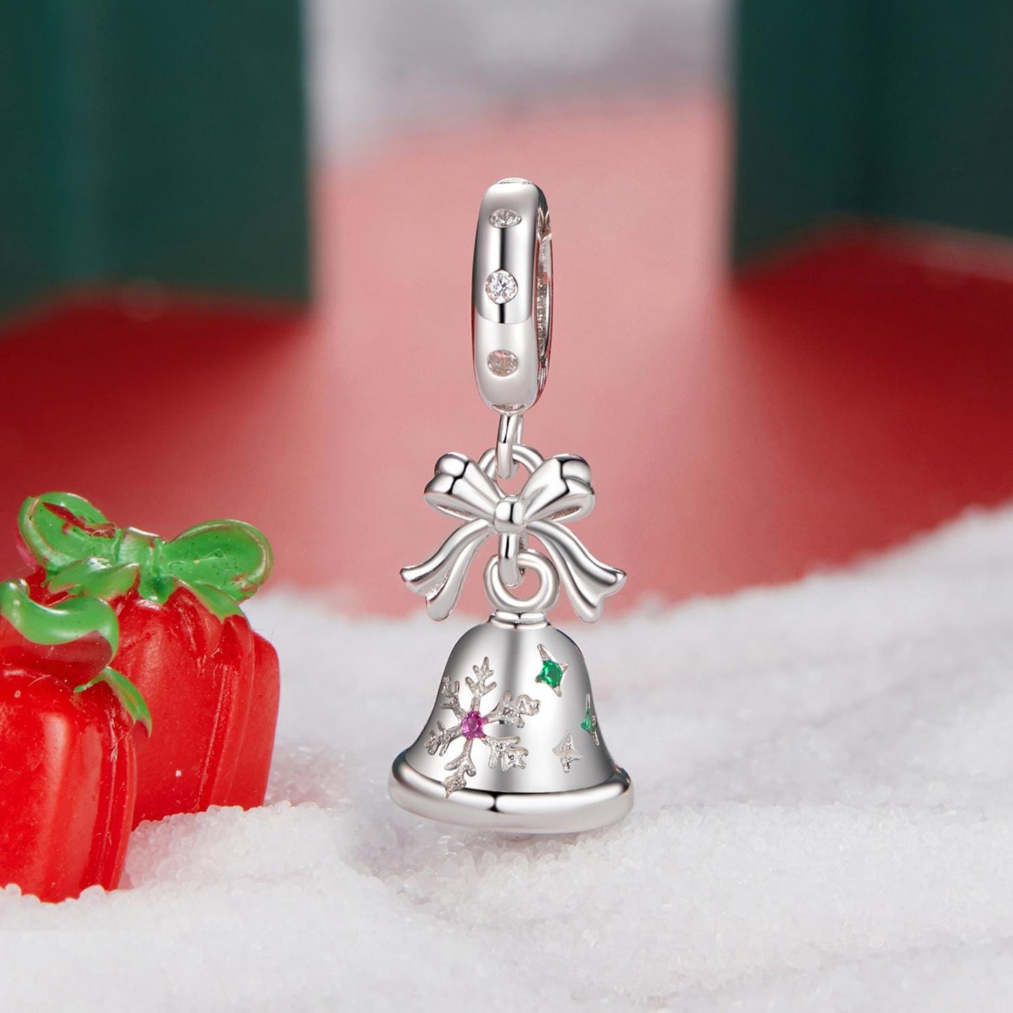 Christmas Bell Pendant Charm