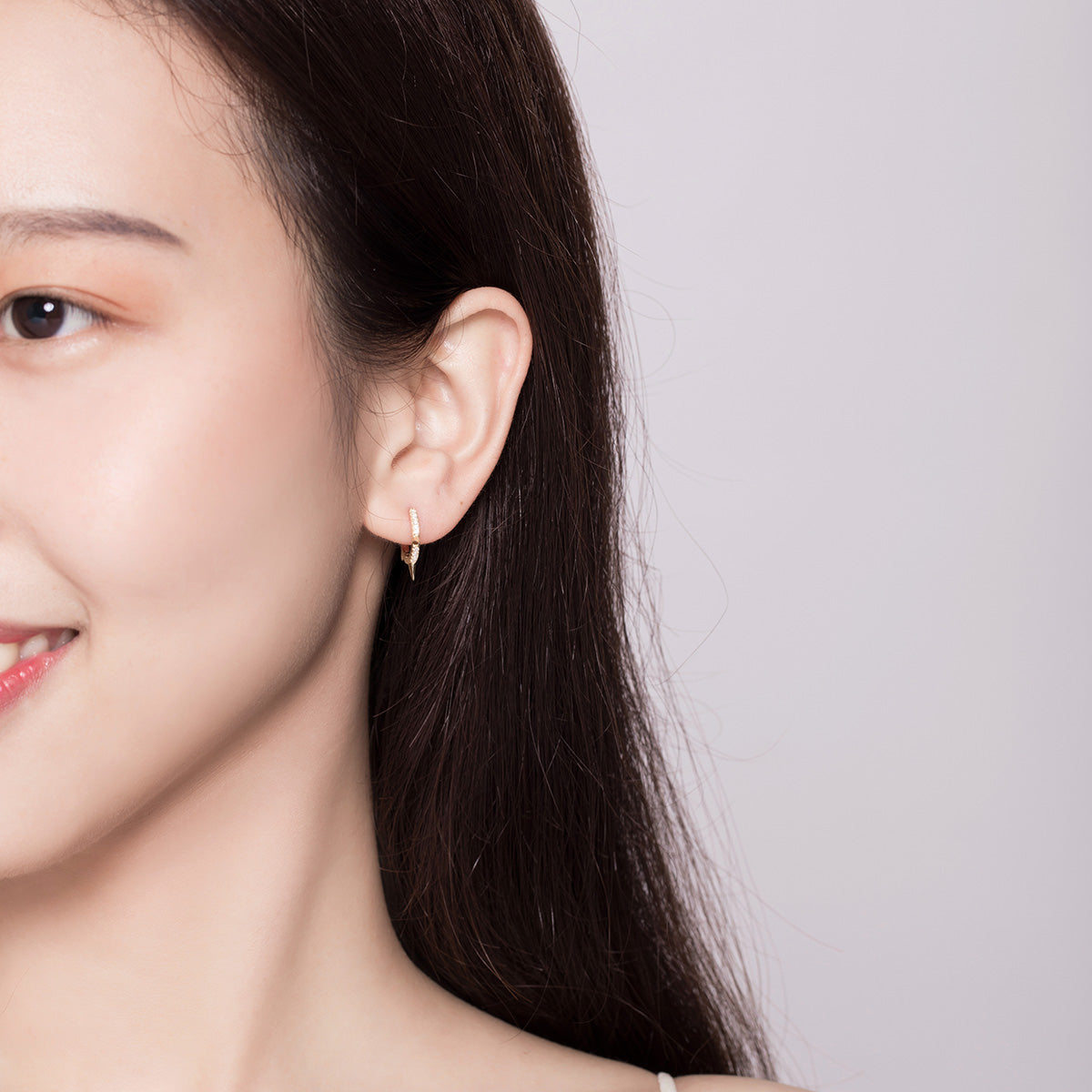 Asymmetric Geometric Clip-On Earrings