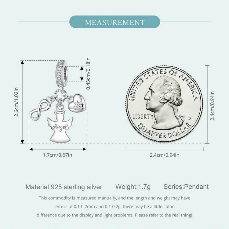 Guardian Angel Pendant Charm