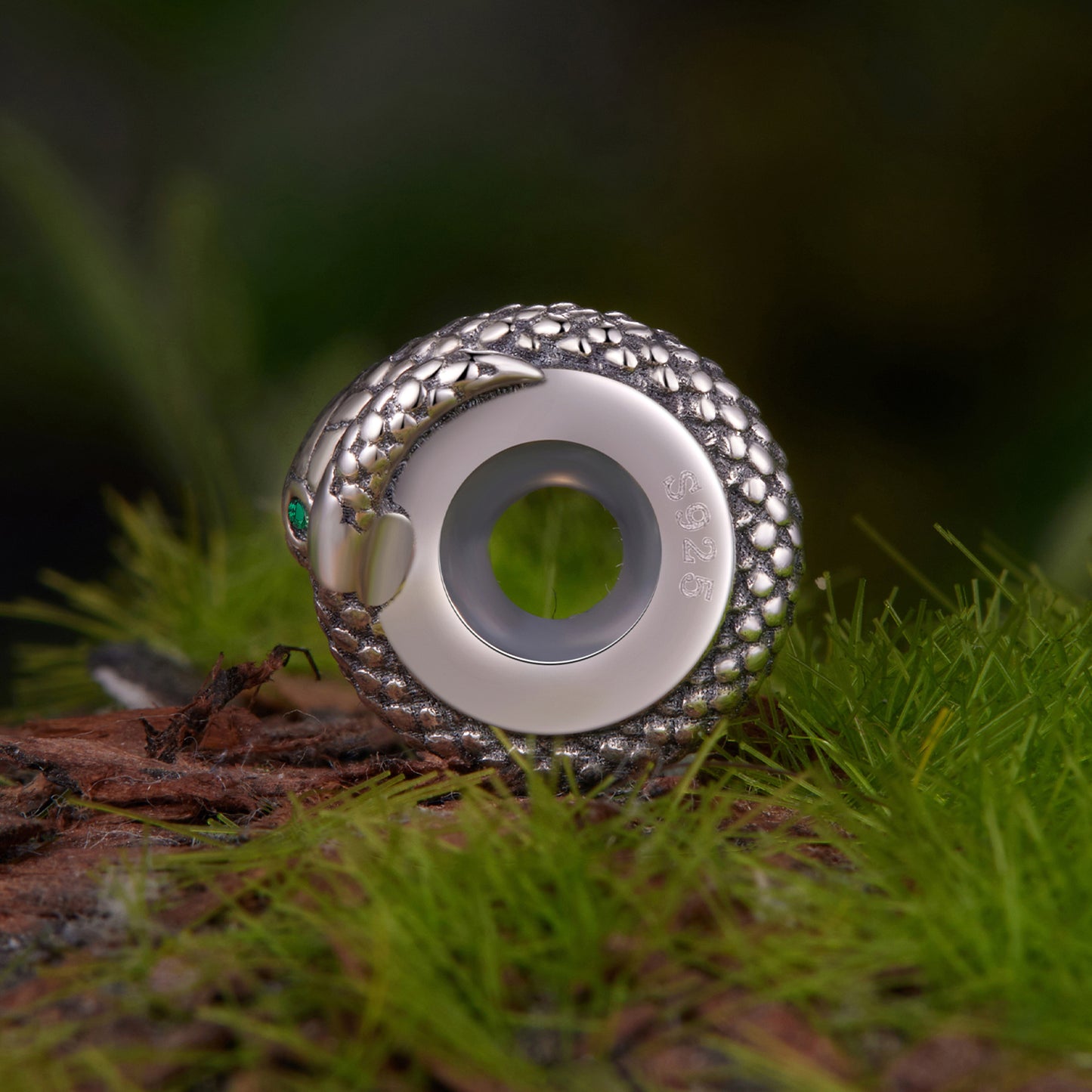 Serpent Silicone Spacer Beads Charm