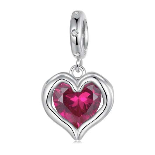 Holding Love Heart Charm