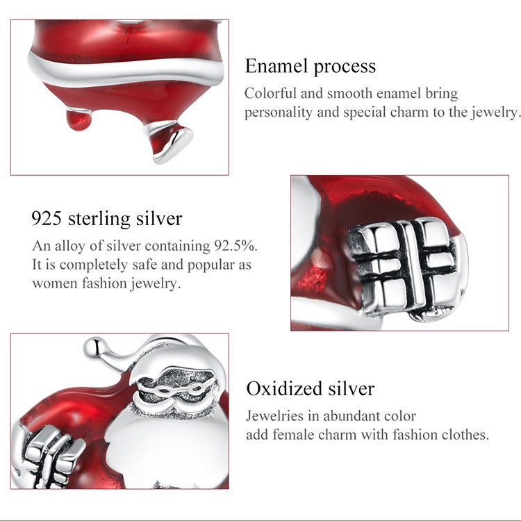 Christmas Theme Santa Claus Charm
