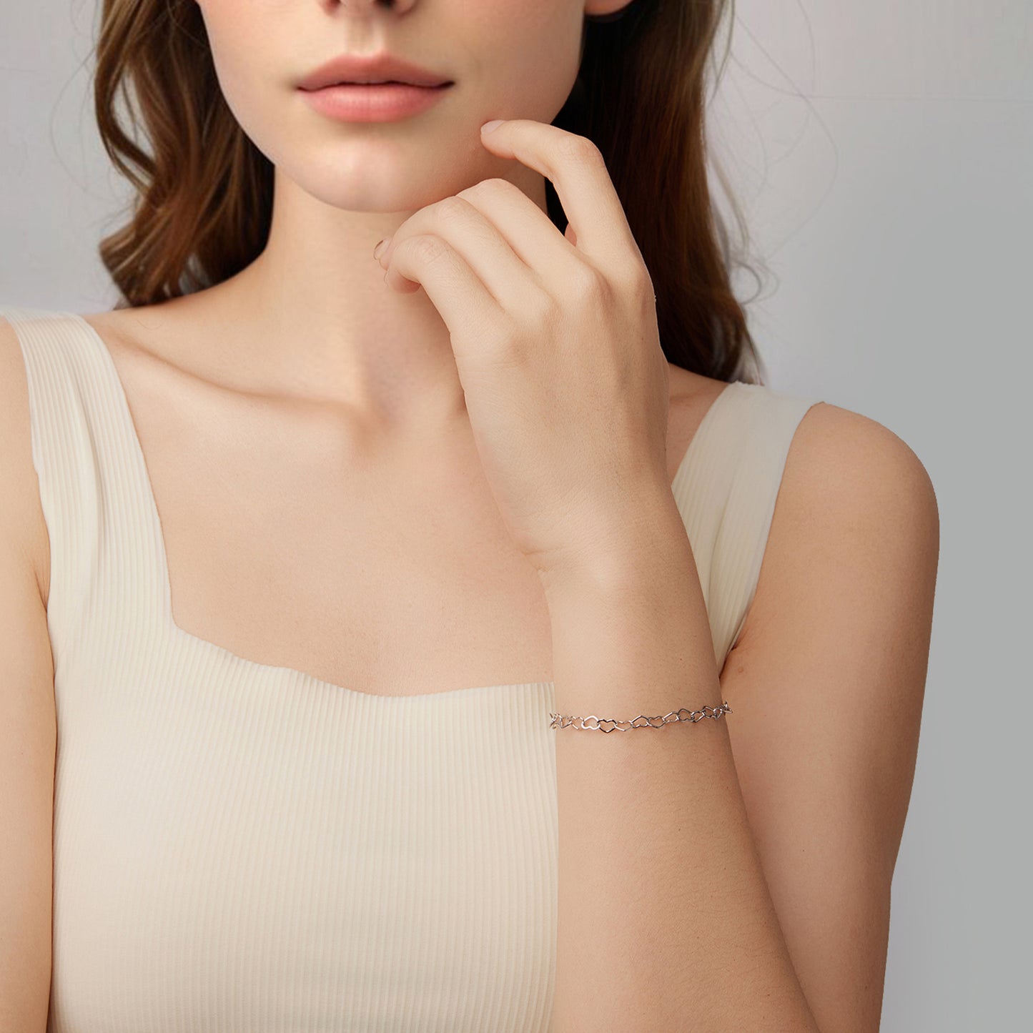 Heart Charm Bracelet