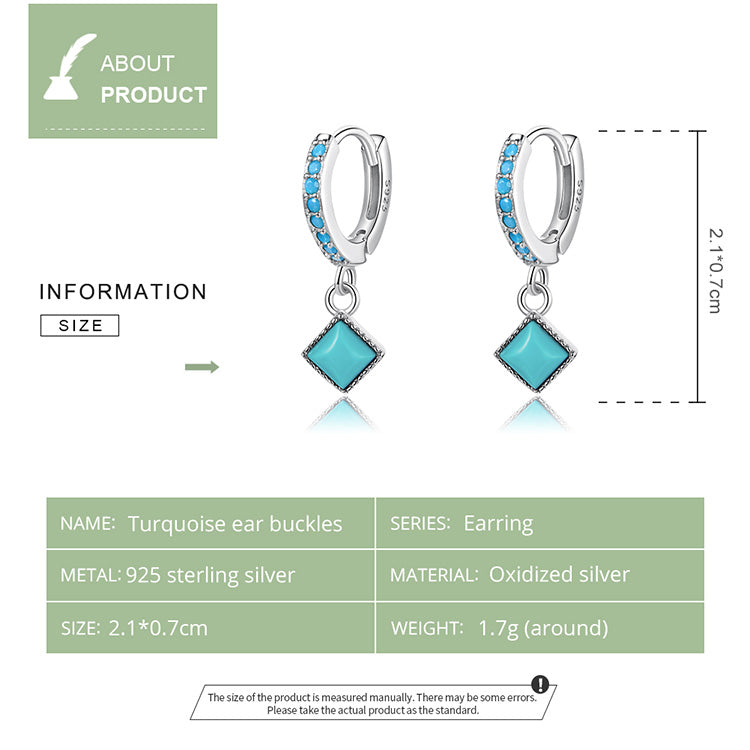 Stone Clip Earrings