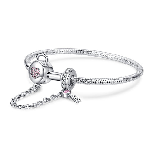 Heart Key Basic Bracelet