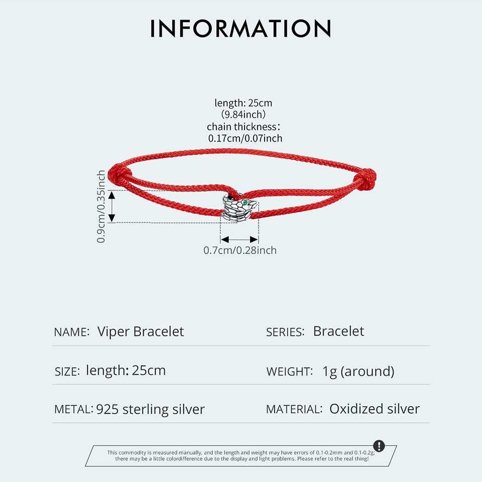 Mystical Serpent Cord Bracelet