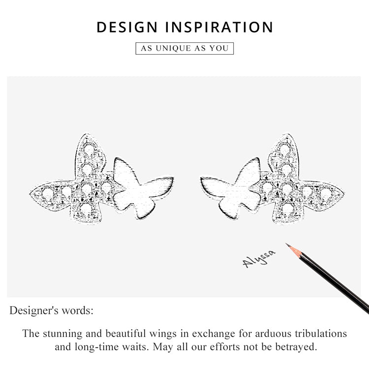 Butterfly Stud Earrings