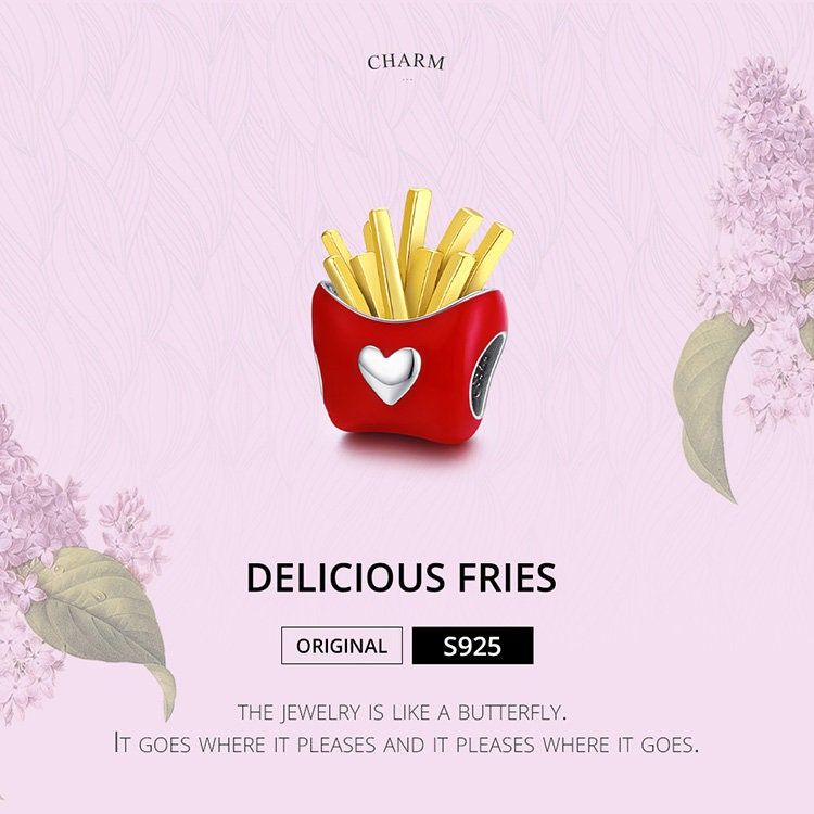 French Fries Charm