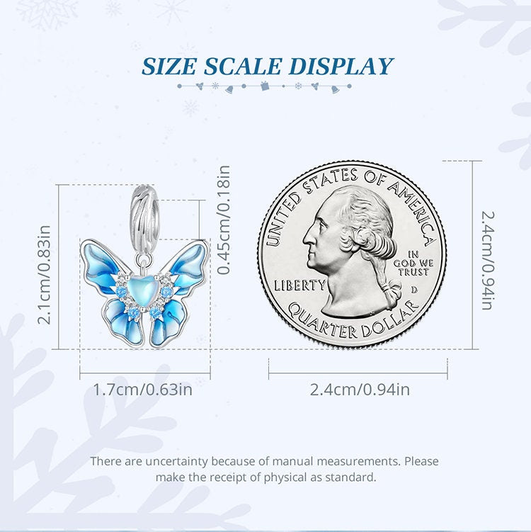 Butterfly Hanging Bead Charm