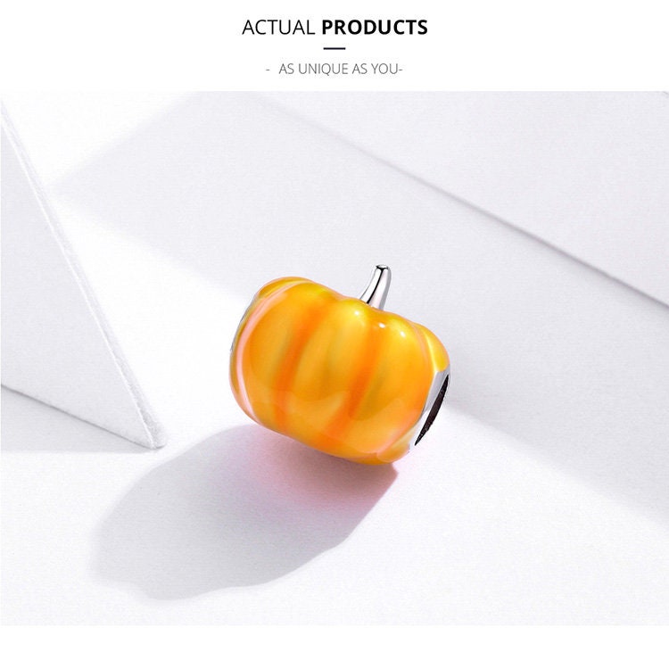 Golden Pumpkin Charm