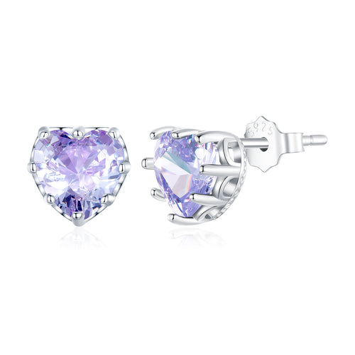 June Birthstone Stud Earrings