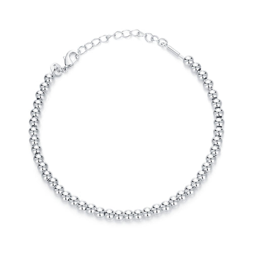 Silver Bead DIY Basic Bracelet