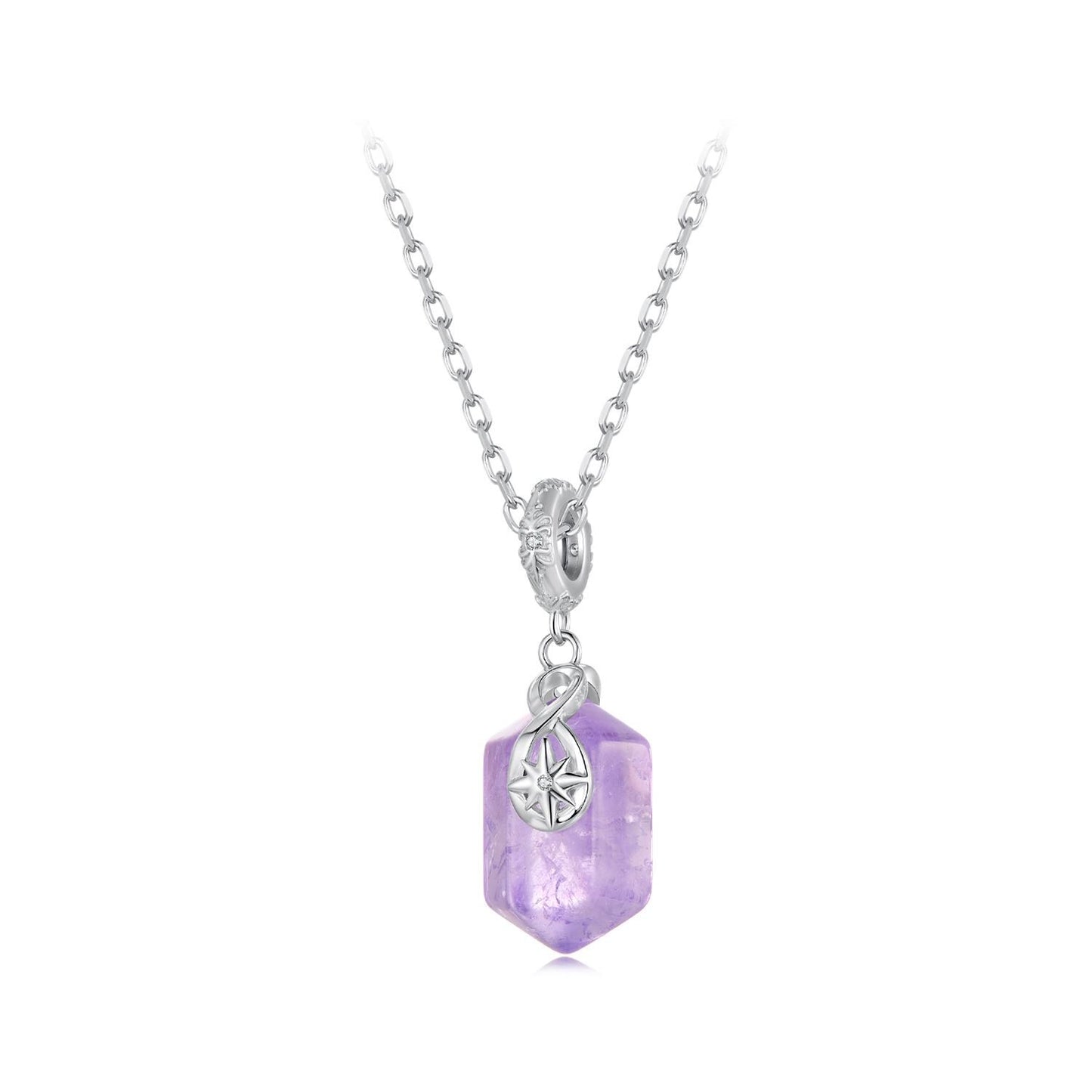 Amethyst Energy Pendant Charm