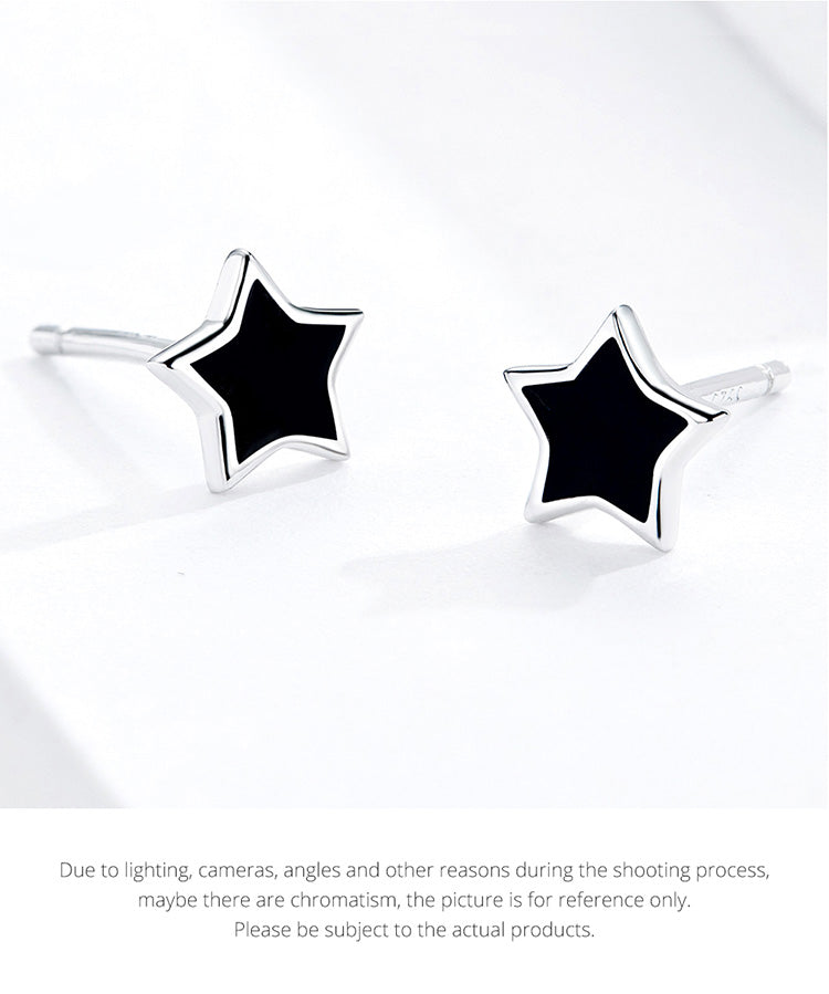 Pentagon Star Stud Earrings