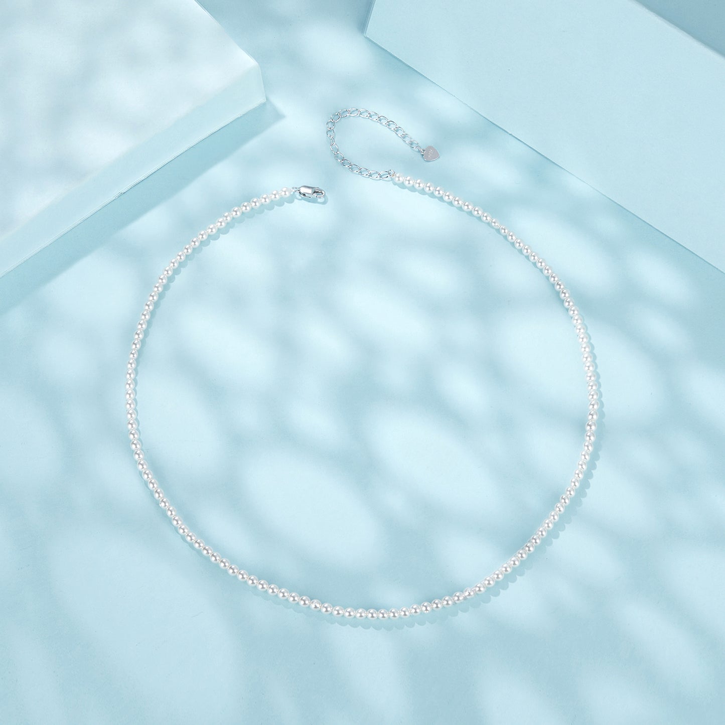 White Simulated Pearl Necklace