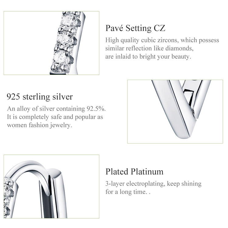 Irregular Geometric Ear Clips Earrings