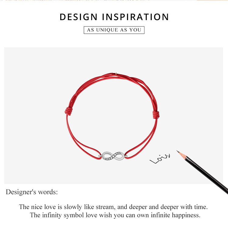 Eternal Symbol Cord Bracelet