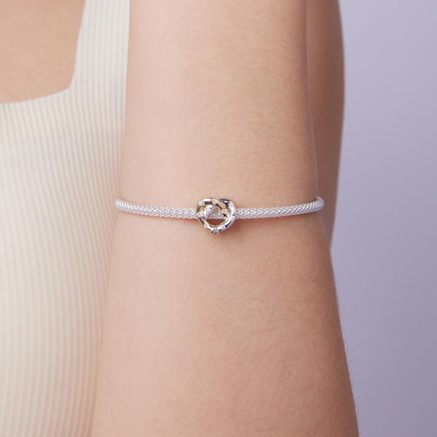 Heart Horseshoe Charm