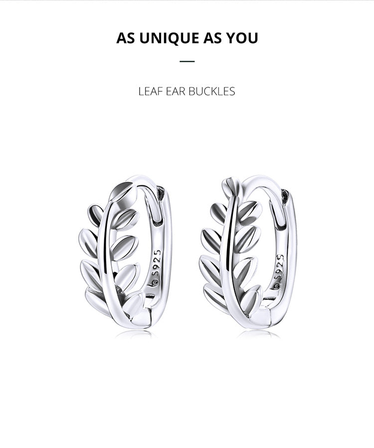 Leaf Clip Earrings