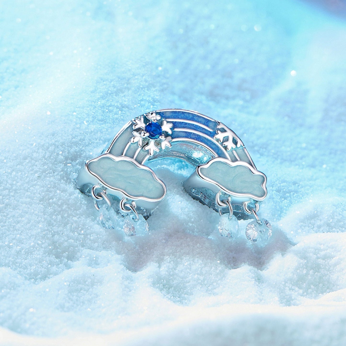 Ice and Snow Rainbow Charm