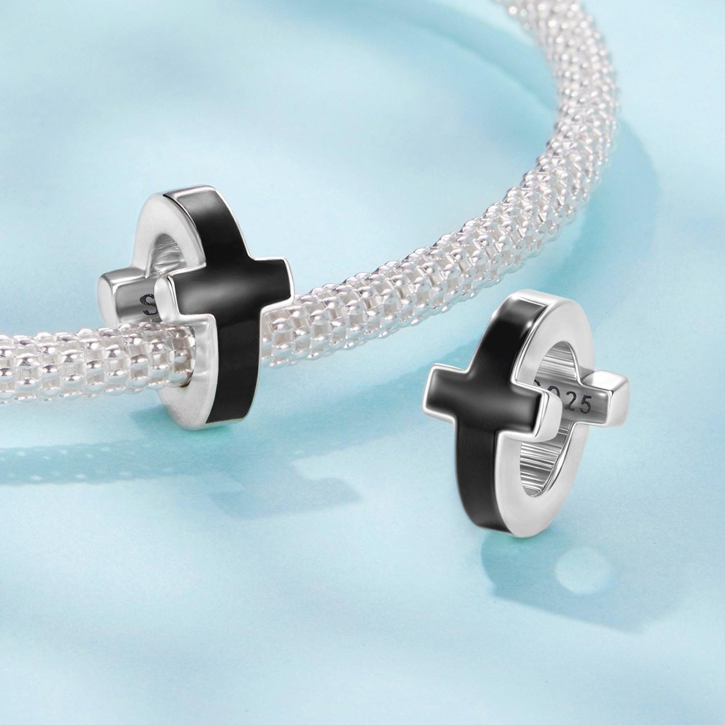 Cross Spacer Beads Charm