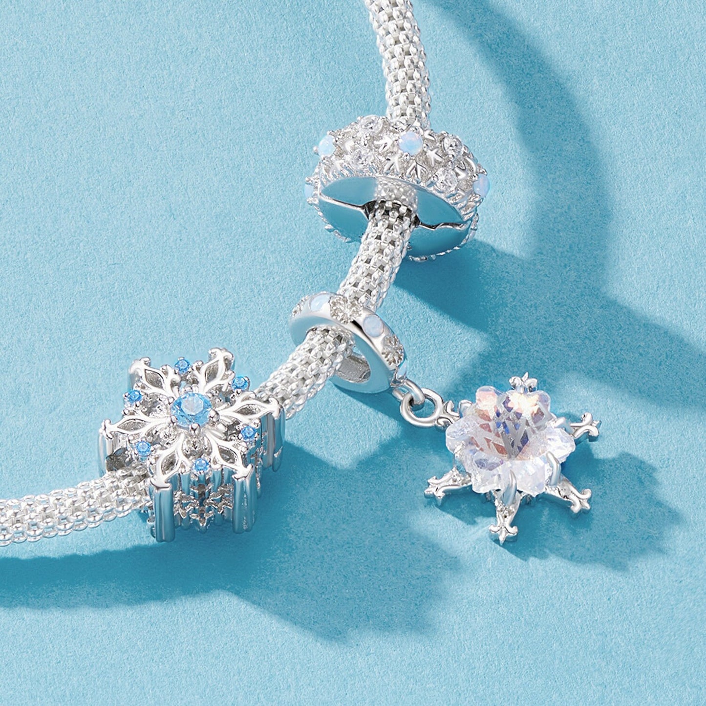 Snowflake Beads Charm
