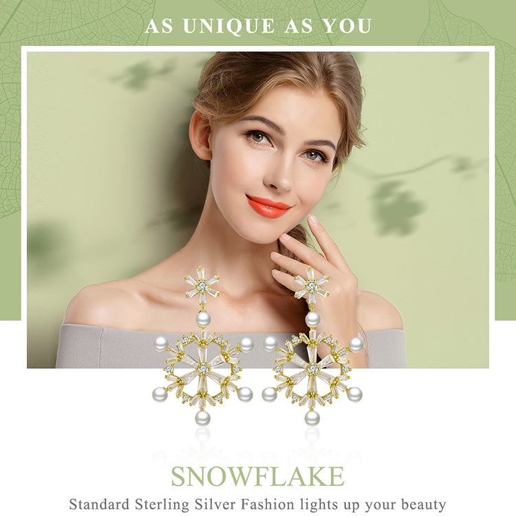 Snowflake Earrings