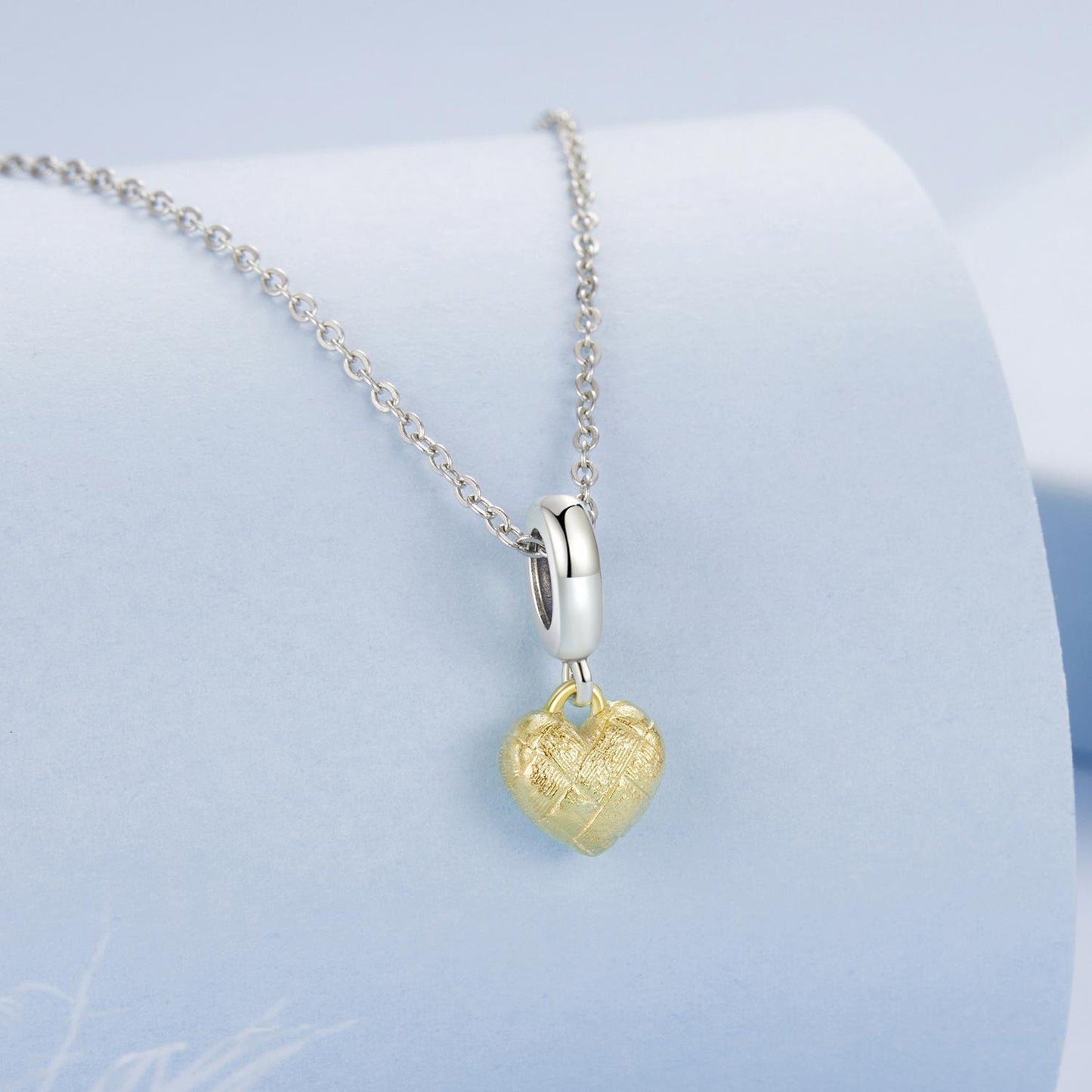 Weaved Heart Pendant Charm
