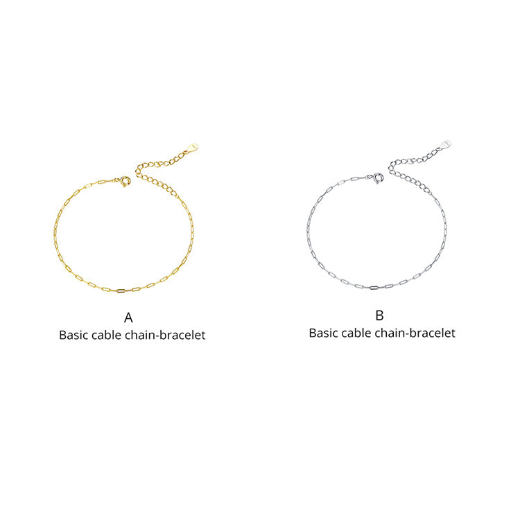 Basic Chain Link Bracelet