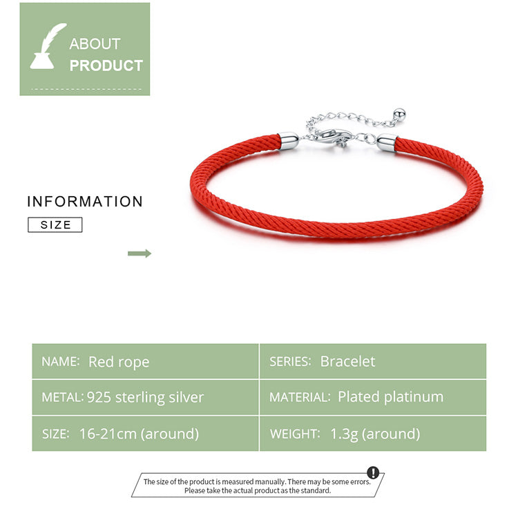 Stylish Lucky Braided Bracelet