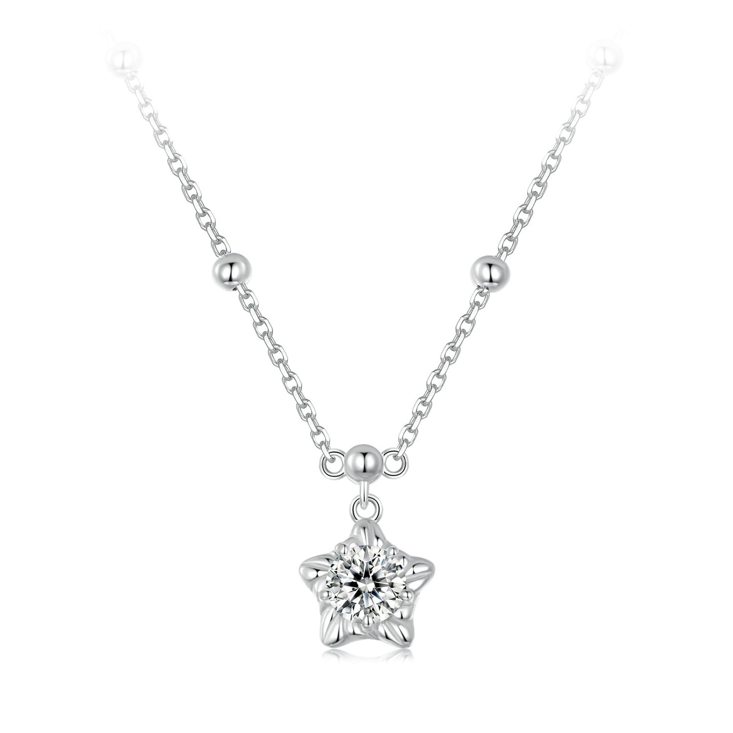 Starlight 0.5ct Moissanite Necklace
