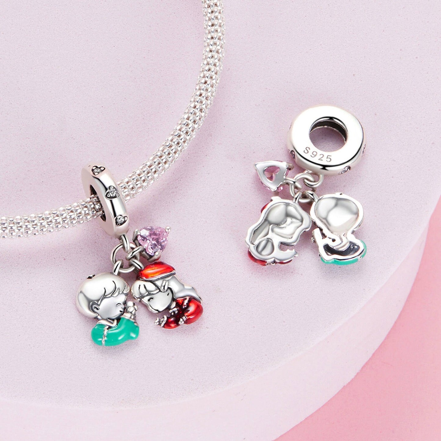 Little Boy & Girl Pendant Charm